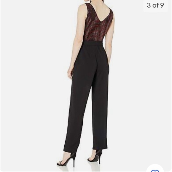 Donna Morgan jumpsuit sequen top size 10 - Picture 2 of 11